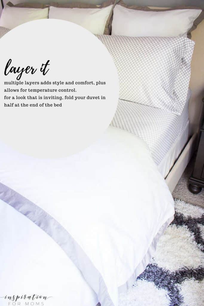 How to Make Your Bed Like A Luxury Hotel - Inspiration For Moms