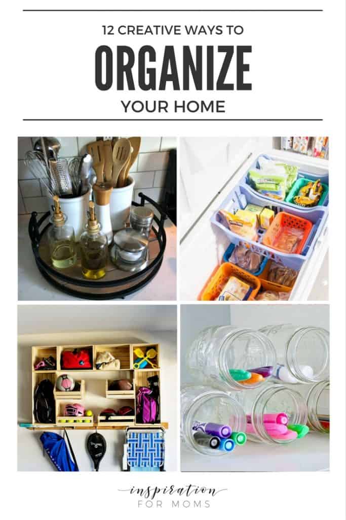 Organizing Creative Creative Ways to Organize Your Home - Inspiration For Moms