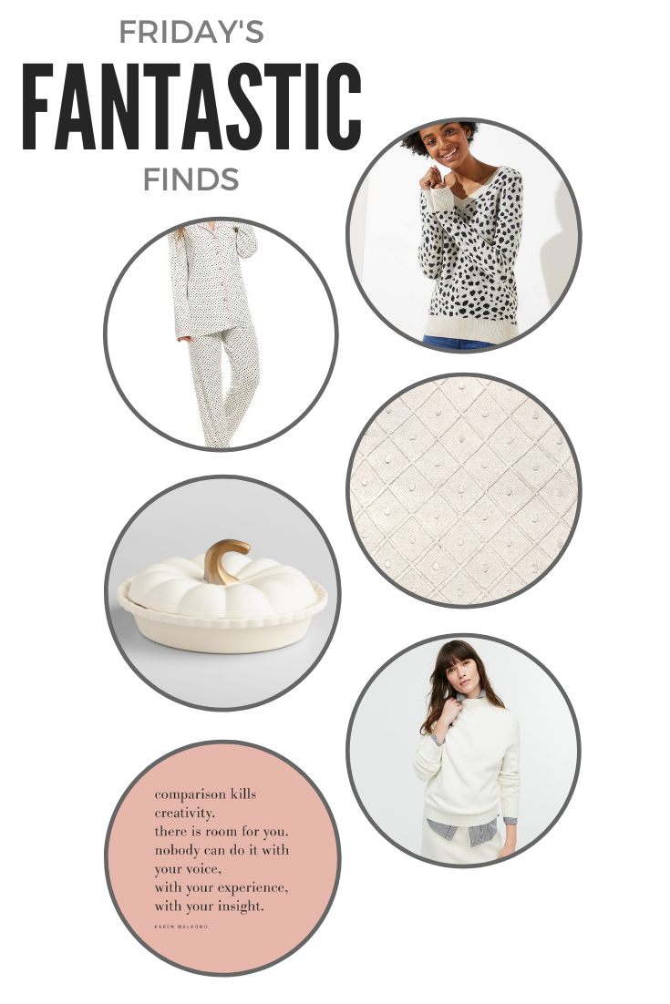 Welcome to another Friday's Fantastic Finds --  here's a little roundup of what caught my eye this week! 