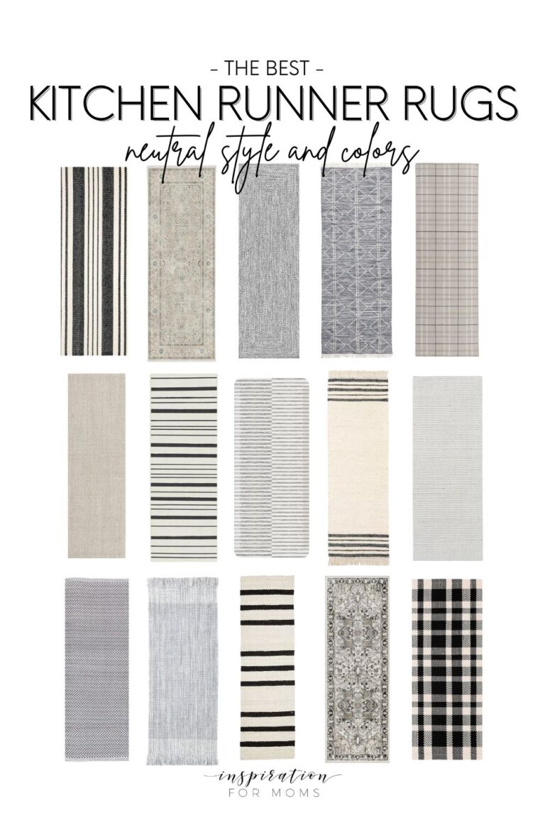 30 of the Best Neutral Kitchen Runner Rugs - Inspiration For Moms