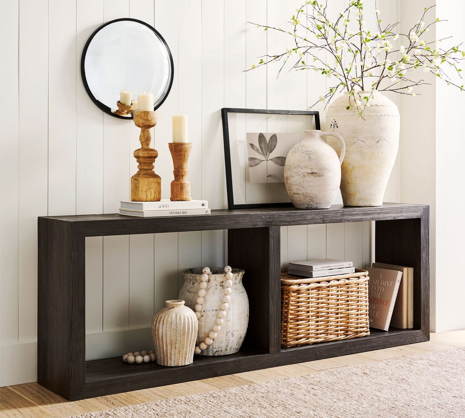 Simple Decor Ideas for Styling A Console Table - Inspiration For Moms