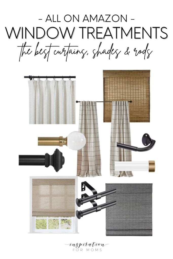 Here is a great collection of the best Amazon curtains and window shades along with tips on how to hang curtain panels.