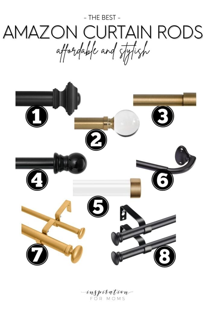 the best amazon curtain rods 8 different styles 